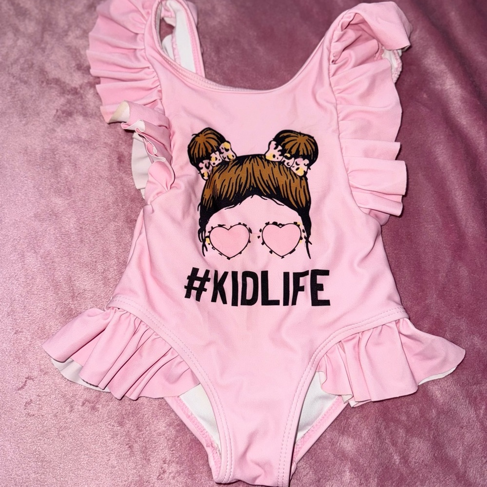 Pink Toddler/Kids Swim One Piece